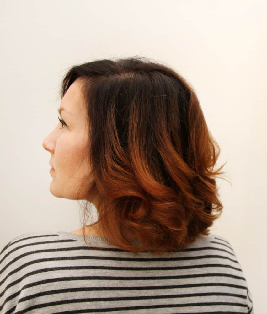 Copper Colored Balayage Gets Full Marks Pophair