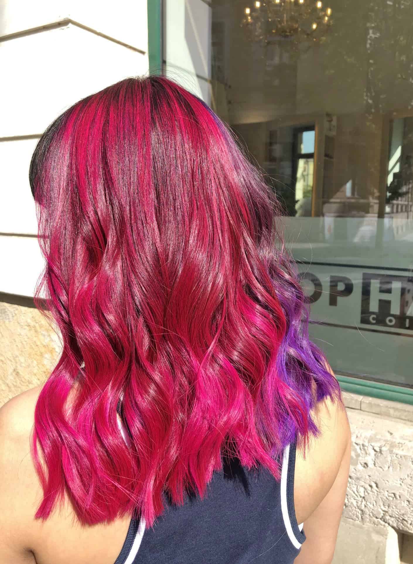 Crazy Colors Haarfarbe in Pink und Violett