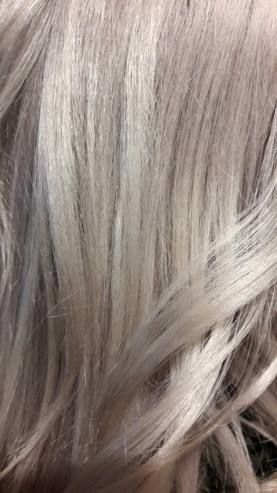 Silbergraue haare färben