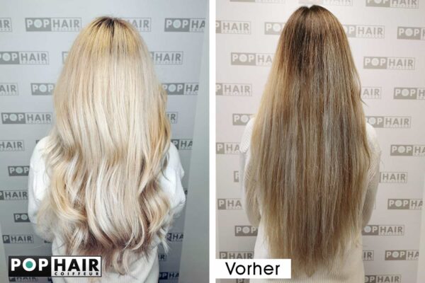 Große Veränderung wagen: Super helles und kühles Blond