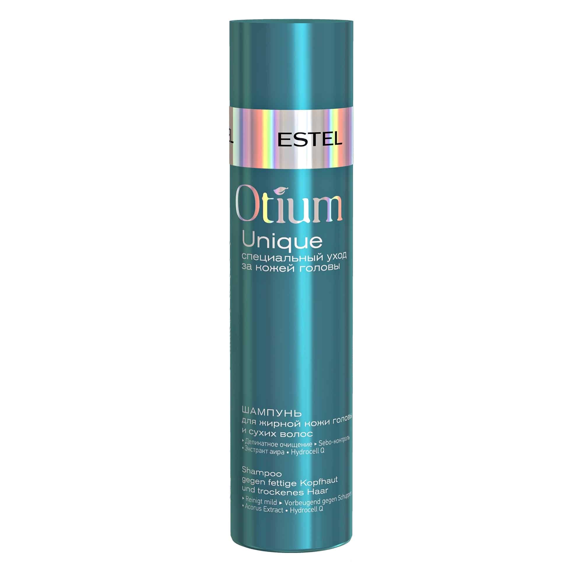 ESTEL'den yağlı saç derisine ve kuru saça karşı Otium Unique Şampuan