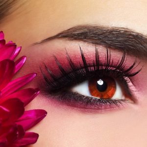 beautiful-eye-makeup-with-aster-flower